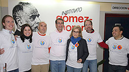 El Gómez Moreno recibe al embajador de EEUU como voluntario