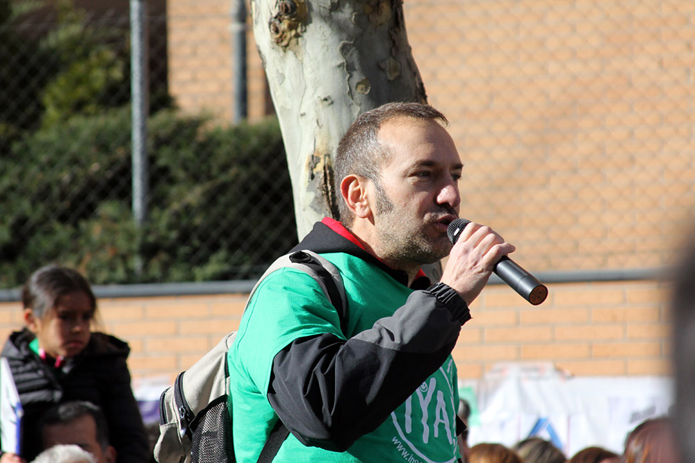 Alberto Arkones Pelaz, promotor de la Carrera por la Educación.