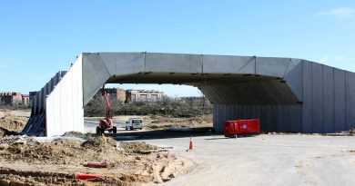 El nuevo ramal y paso elevado en la Avenida de Luis Aragonés avanza a buen ritmo