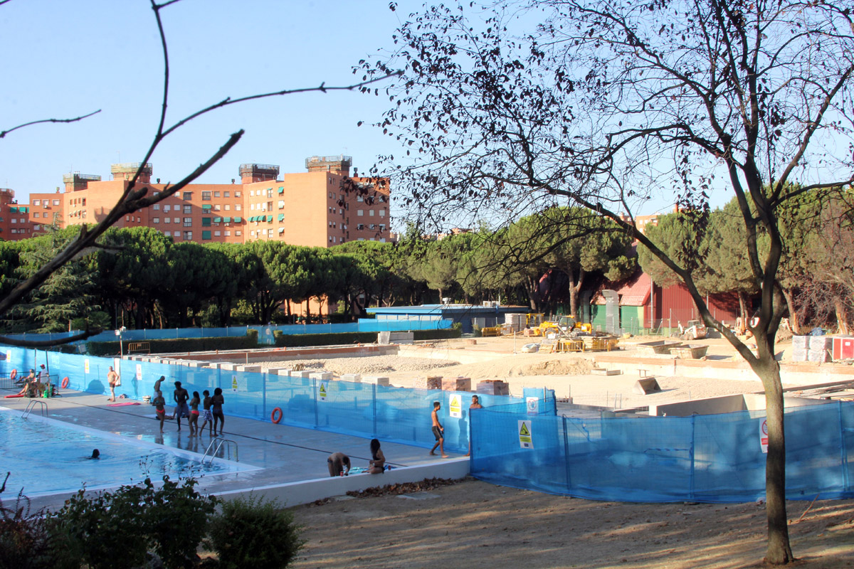 La piscina olímpica municipal del polideportivo de San Blas