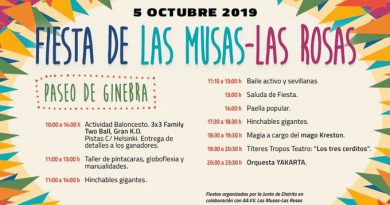 Las Rosas-Las Musas celebra sus fiestas el 5 de octubre