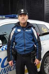 Antonio González Oficial Policía Municipal San Blas