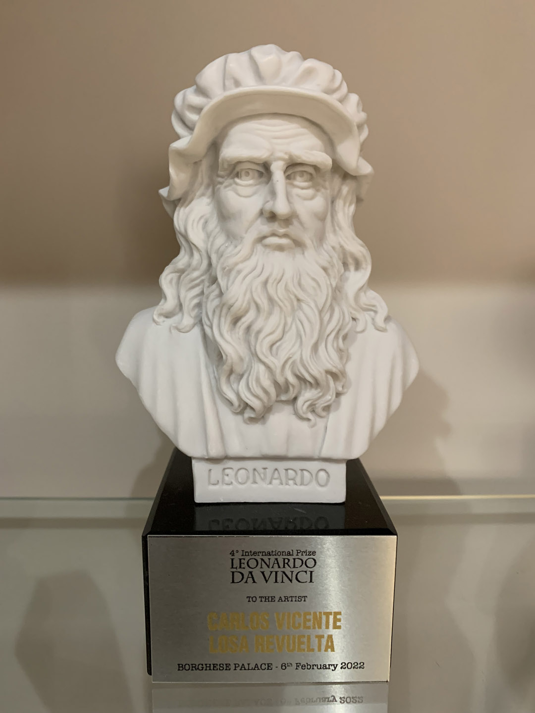 Carlos Vicente Losa galardonado con el Premio Leonardo Da Vinci