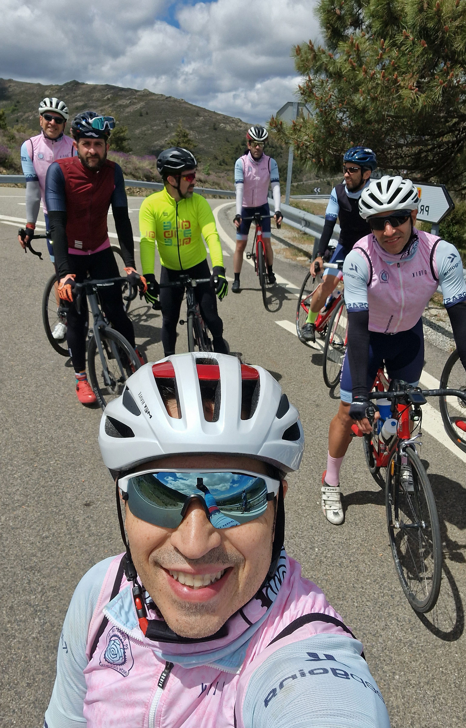 El club ciclista Rosastur realizo una ruta por la Sierra del Rincon