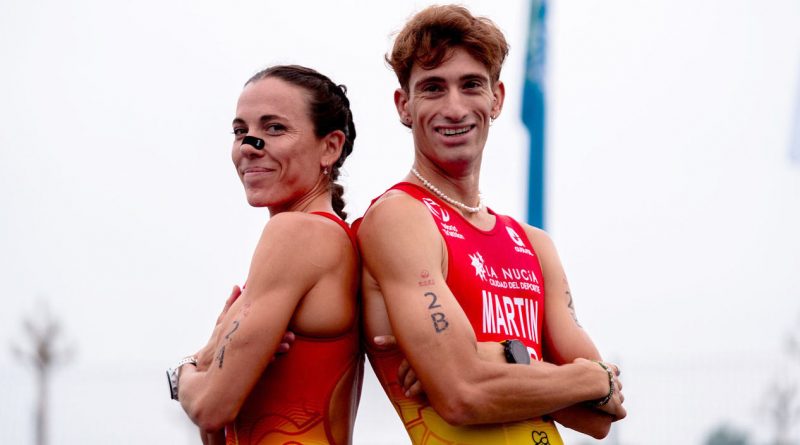 Javier Martín, oro en en el relevo mixto de duatlón Chengdu