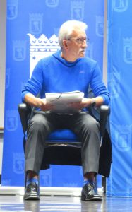 Mesa de debate sobre la Popular de Canillejas con Isidro Rodríguez, Almudena Maíllo, Jose Cano, y Jesús España, moderada por Juanma Merino Mesa de debate sobre la Popular de Canillejas con Isidro Rodríguez, Almudena Maíllo, Jose Cano, y Jesús España, moderada por Juanma Merino