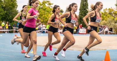 pistas municipales de Atletismo Daniel Guzmán Pegasito la tradicional milla nocturna organizada por el club Atletismo Suanzes