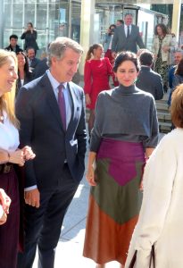 Ayuso y Feijo visitan el distrito en los premios emprendedores de ATA