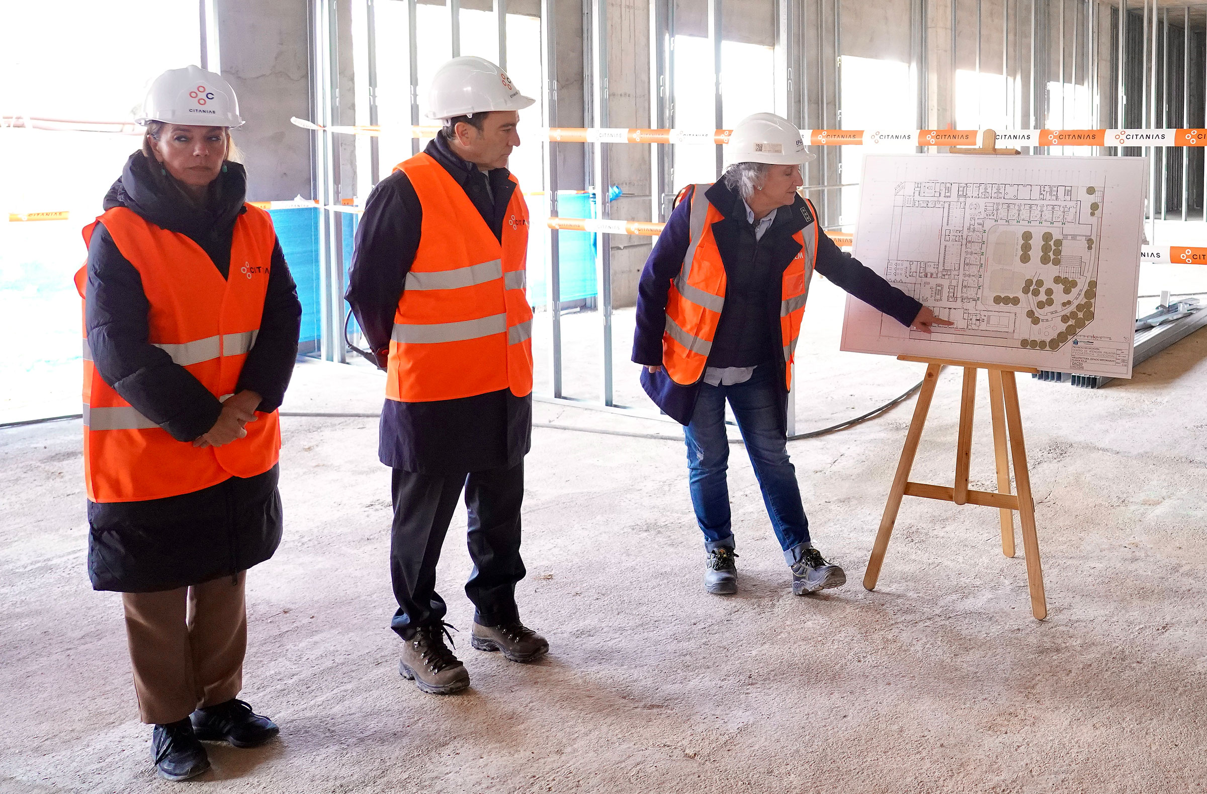 Carabante y Maillo visitan las obras del nuevo Centro CAPPi en el Distrito Carabante y Maillo visitan las obras del nuevo Centro CAPPi en el Distrito