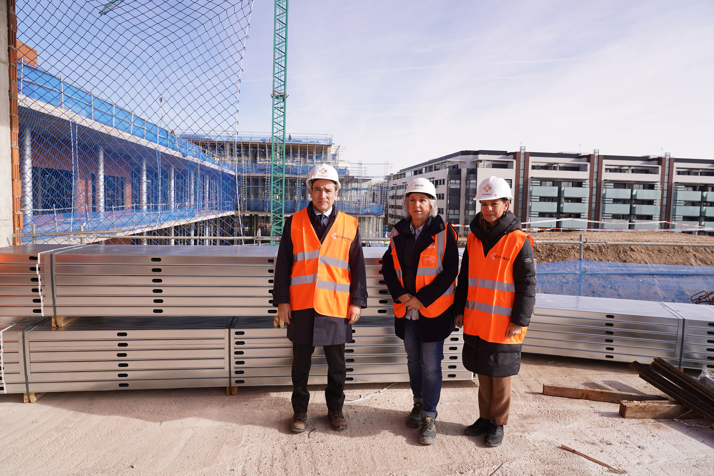 Carabante y Maillo visitan las obras del nuevo Centro CAPPi en el Distrito Carabante y Maillo visitan las obras del nuevo Centro CAPPi en el Distrito