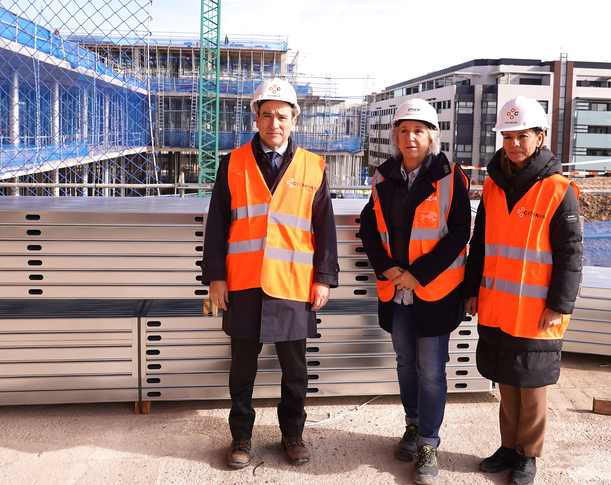 Carabante y Maillo visitan las obras del nuevo Centro CAPPi en el Distrito Carabante y Maillo visitan las obras del nuevo Centro CAPPi en el Distrito