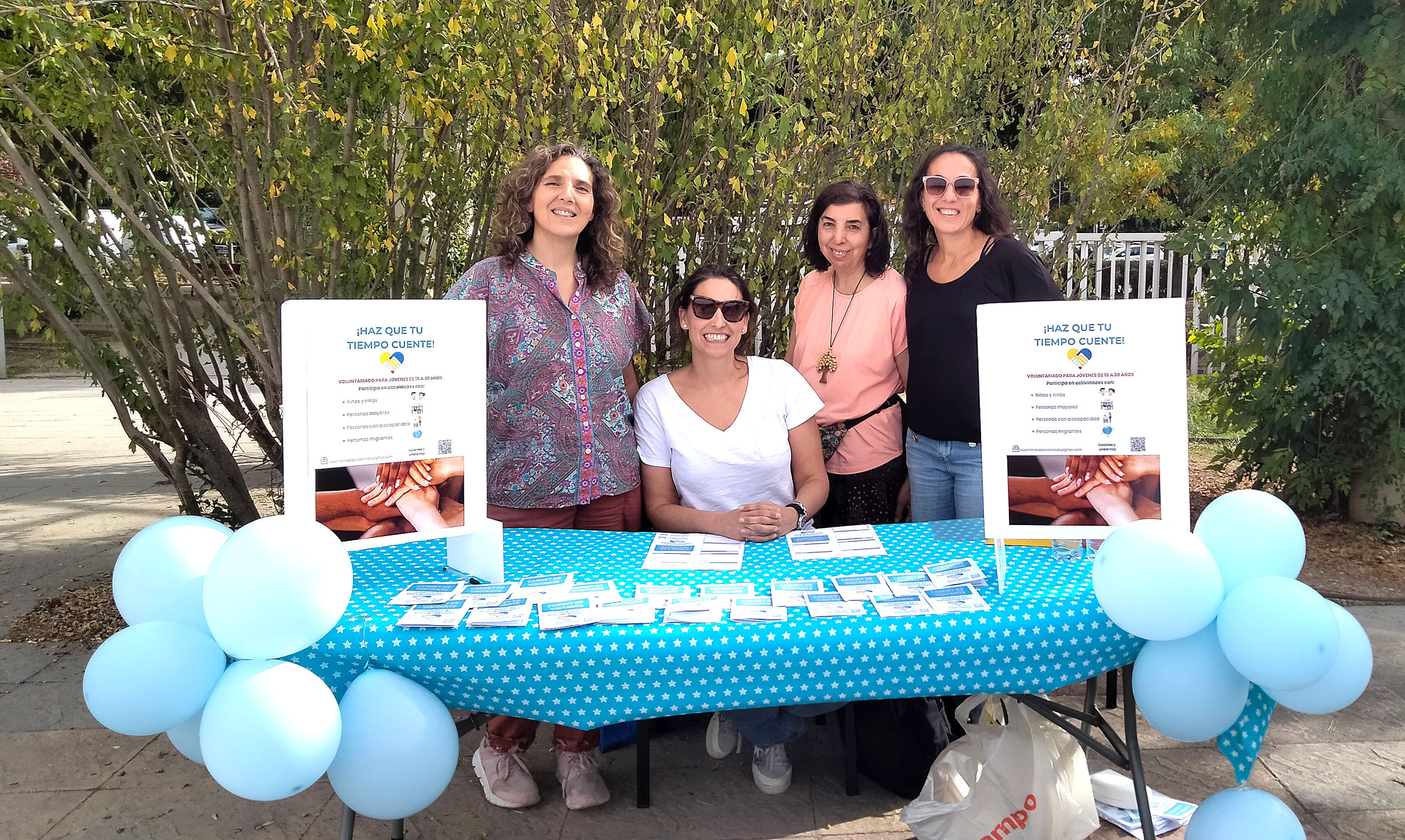 Feria del voluntariado el parque de los cuatro elementos en Las Rosas Feria del voluntariado el parque de los cuatro elementos en Las Rosas