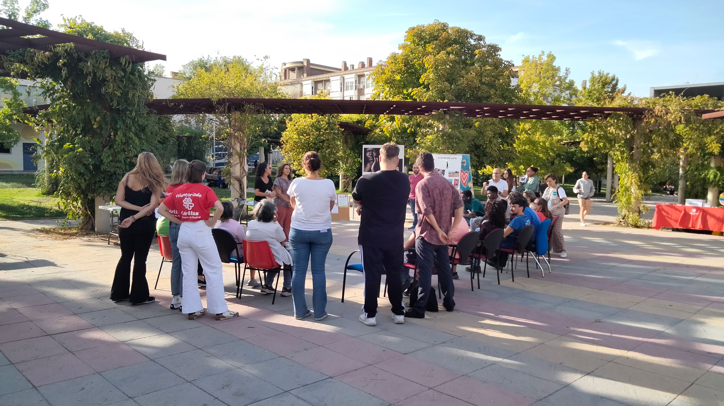 Feria del voluntariado el parque de los cuatro elementos en Las Rosas Feria del voluntariado el parque de los cuatro elementos en Las Rosas