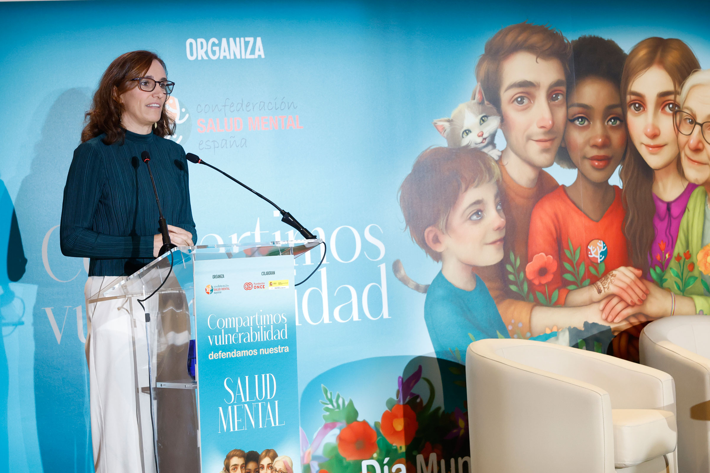 Su Majestad la Reina preside el Acto Conmemorativo del Día Mundial de la Salud Mental organizado por Salud Mental España Su Majestad la Reina preside el Acto Conmemorativo del Día Mundial de la Salud Mental organizado por Salud Mental España
