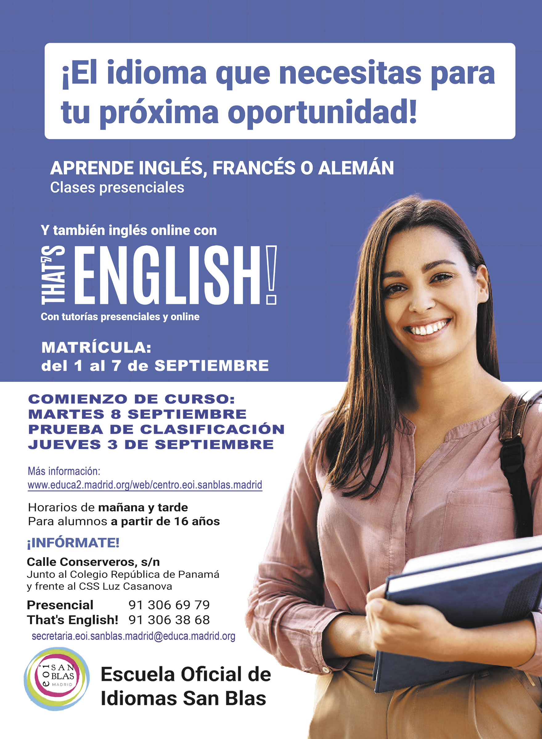 That's English Escuela Oficial de Idiomas