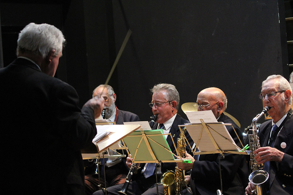 Mariano del Amo es el saxo alto de la Agrupación Musical Iberia