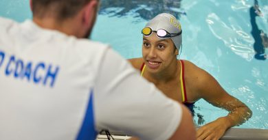 Sara Mendoza campeona natacion San Blas