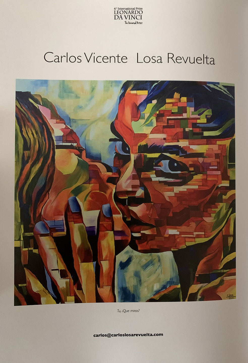 Carlos Vicente Losa galardonado con el Premio Leonardo Da Vinci