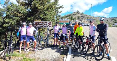 El club ciclista Rosastur realizó una ruta por la Sierra del Rincón