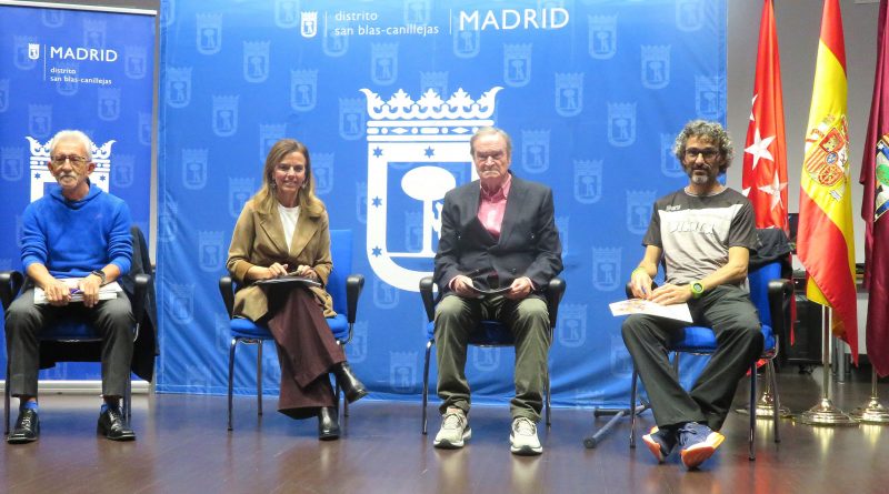 Mesa de debate sobre la Popular de Canillejas con Isidro Rodríguez, Almudena Maíllo, Jose Cano y Jesús España moderada por Juanma Merino