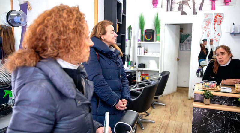 Belen gonzalez y Ana Cuartero, dipputadas de Vox en la Asamblea visitan Pegaso