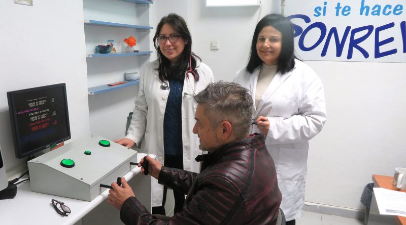 Equipo medico del centro reconocimientos de san blas