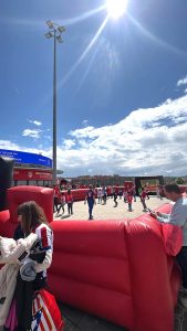 El Atlético de Madrid celebró el Día del Niño en el Riyadh Air Metropolitano