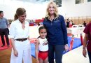 San Blas Canillejas recibe a la excampeona olímpica Nadia Comăneci