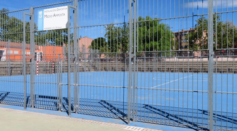 San Blas Canillejas renueva la Instalación Deportiva Básica Medio Amposta